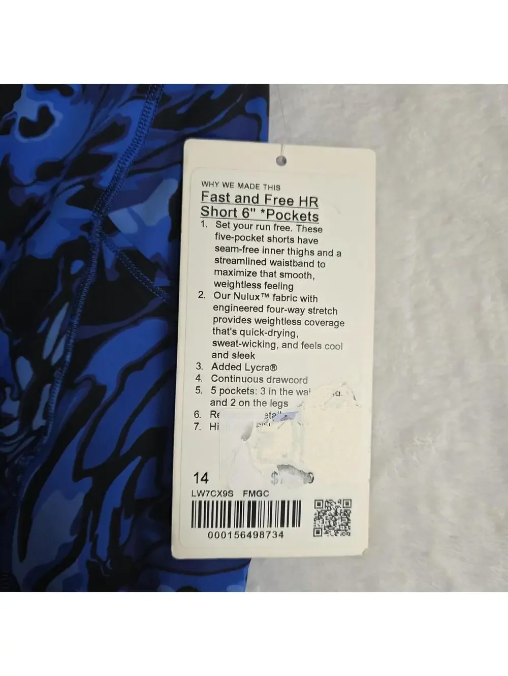 Lululemon Fast & Free HR 6